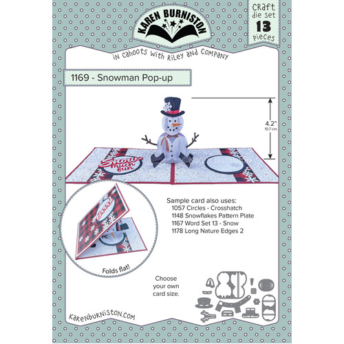 Karen Burniston Snowman Pop-up Die