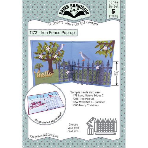 Karen Burniston Iron Fence Pop-up Die