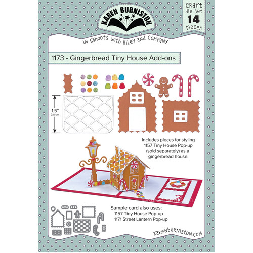 Karen Burniston Gingerbread House Add-ons Die