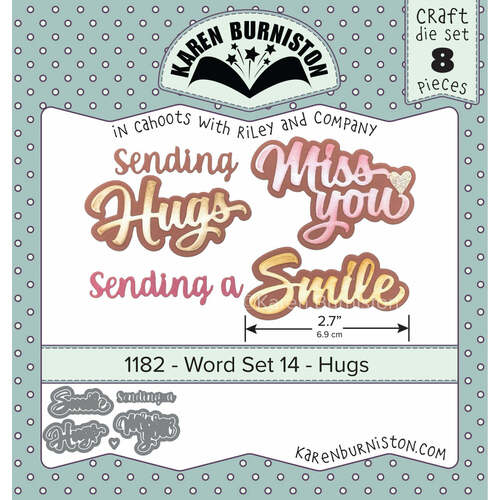 Karen Burniston Word Set 14 - Hugs Die