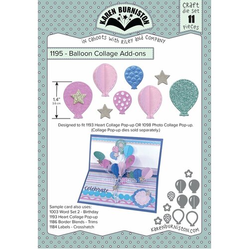 Karen Burniston Balloon Collage Add-ons Die