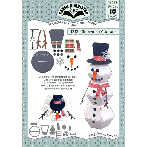 Karen Burniston Snowman Add-Ons Die