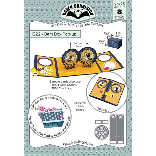 Karen Burniston Bam Box Pop-Up Die