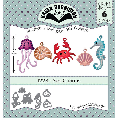 Karen Burniston Sea Charms Die