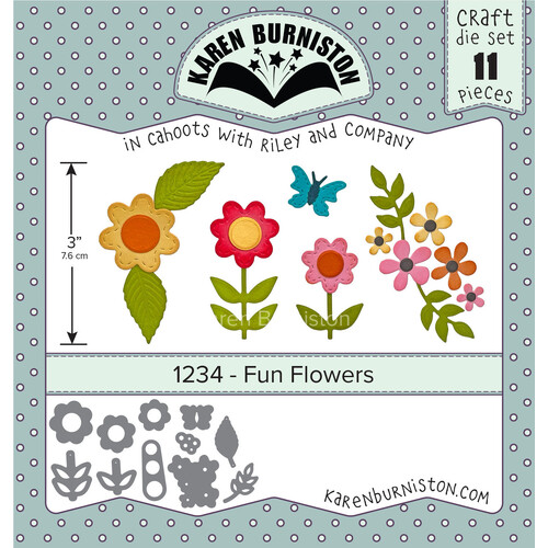 Karen Burniston Fun Flowers Die