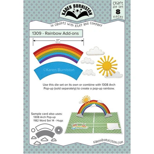 Karen Burniston Rainbow Add-ons Die