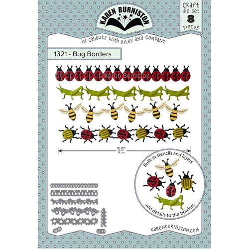 Karen Burniston Bug Borders Die