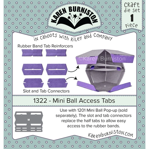 Karen Burniston Mini Access Tabs Die
