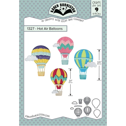 Karen Burniston Hot Air Balloons Die