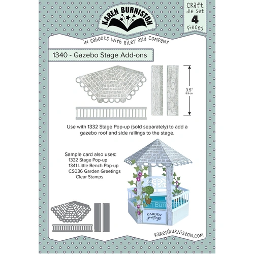 Karen Burniston Gazebo Stage Add-ons Die