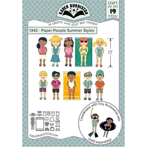 Karen Burniston Paper People Summer Styles Die