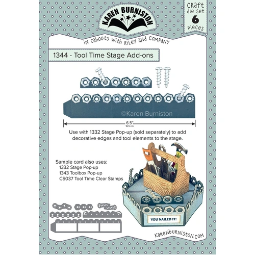 Karen Burniston Tool Time Stage Add-ons Die