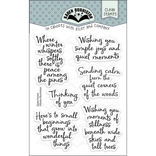 Karen Burniston Quite Forest Clear Stamp Set