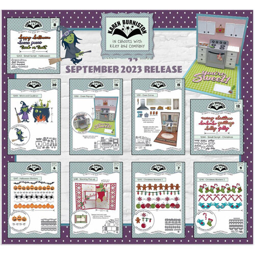 Karen Burniston September 2023 Die Bundle