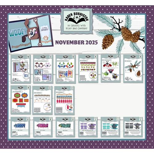 Karen Burniston November 2025 Dies Only Bundle
