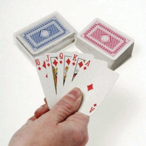 Karen Burniston Red Mini Playing Cards