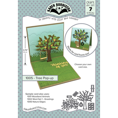 Karen Burniston Die Tree Pop Up Card 