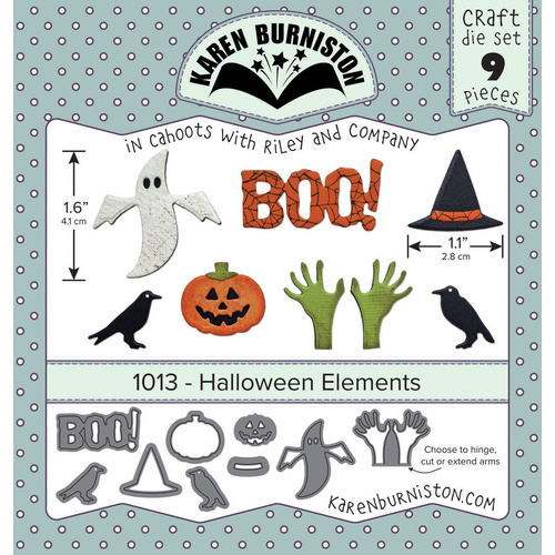 Karen Burniston Die Halloween Elements 