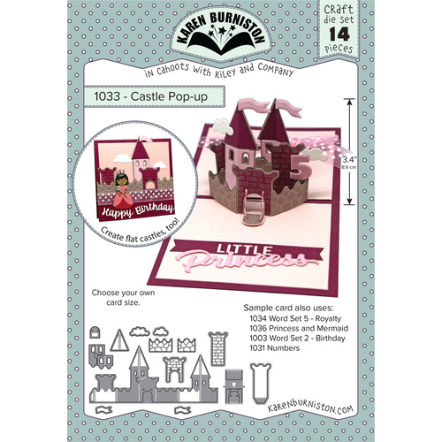 Karen Burniston Castle Pop-Up Die