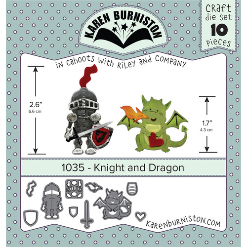 Karen Burniston Knight & Dragon Die