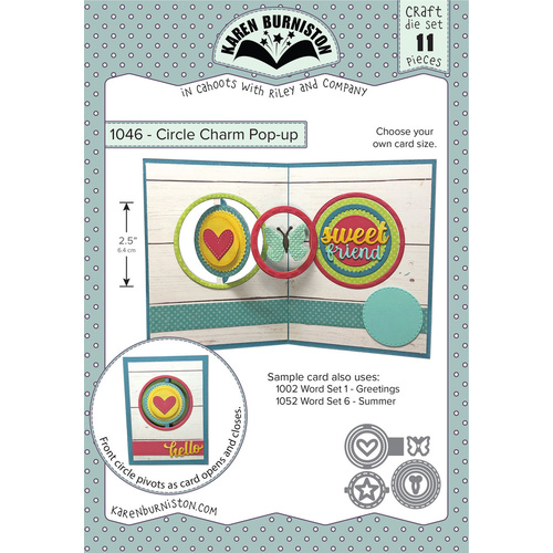 Karen Burniston Circle Charm Pop-Up Die