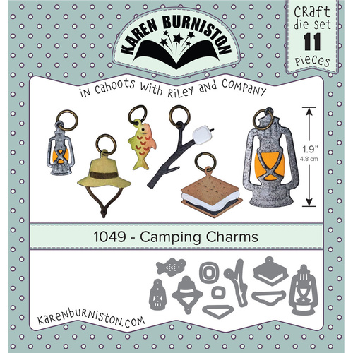 Karen Burniston Camping Charms Die