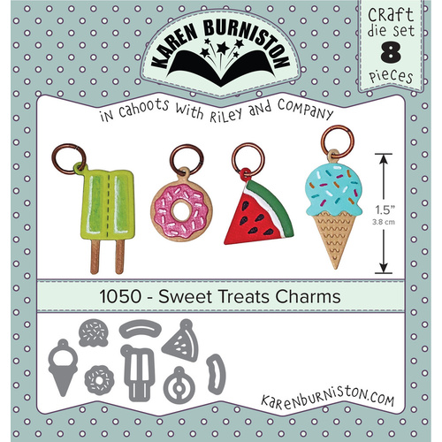 Karen Burniston Sweet Treats Charms Die