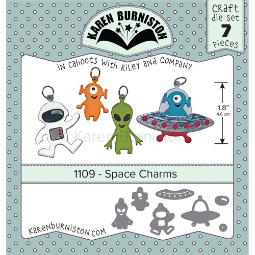 Karen Burniston Space Charms Die