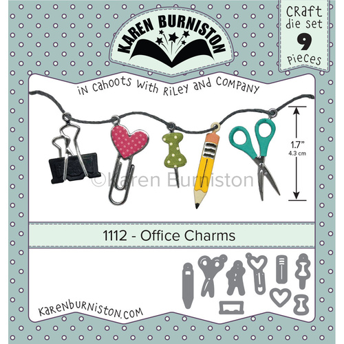 Karen Burniston Office Charms Die