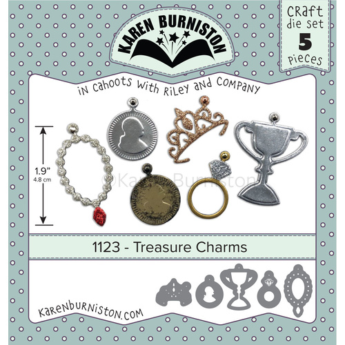 Karen Burniston Treasure Charms Die