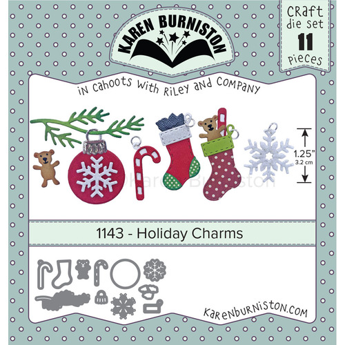 Karen Burniston Holiday Charms Die