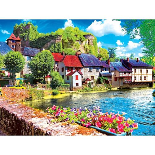 Kodak Premium Jigsaw Puzzle Auvezer River France 550pc