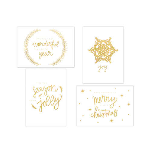 Kaisercraft Kaiserstyle Christmas Card & Envelope Pack Jolly