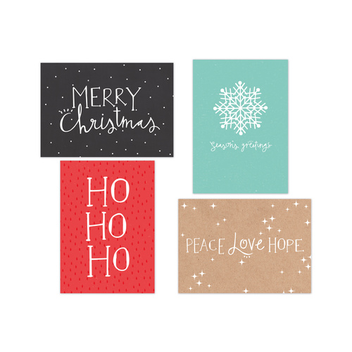 Kaisercraft Kaiserstyle Christmas Card & Envelope Pack Ho Ho Ho
