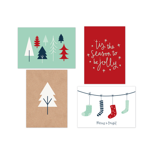 Kaisercraft Kaiserstyle Christmas Card & Envelope Pack Merry & Bright