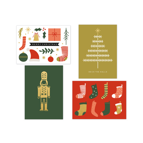 Kaisercraft Kaiserstyle Christmas Card & Envelope Pack Stocking