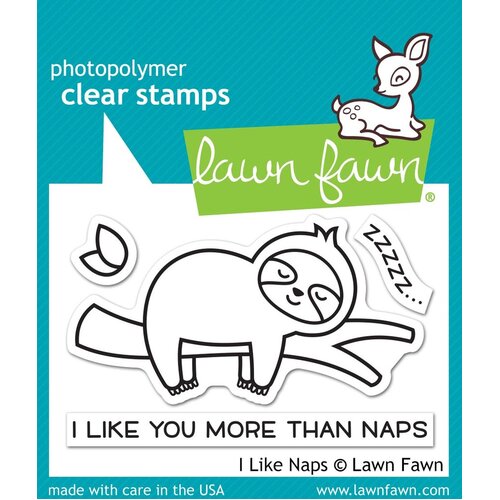 Lawn Fawn I Like Naps Stamp