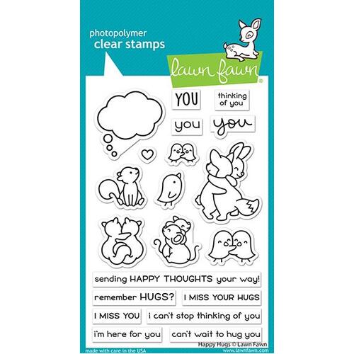 Lawn Fawn Happy Hugs Stamp
