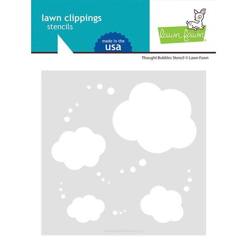 Lawn Fawn Thought Bubbles Stencil