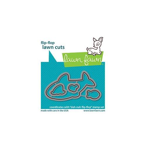 Lawn Fawn Duh-Nuh Flip Flop Die