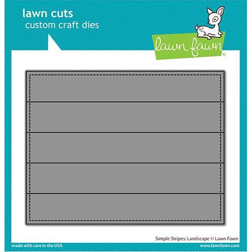Lawn Fawn Simple Stripes - Landscape Die