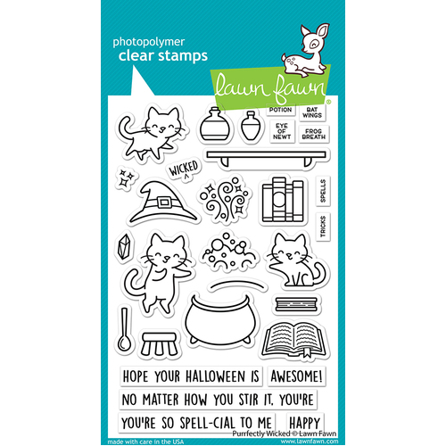 Lawn Fawn Purrfectly Wicked Stamp