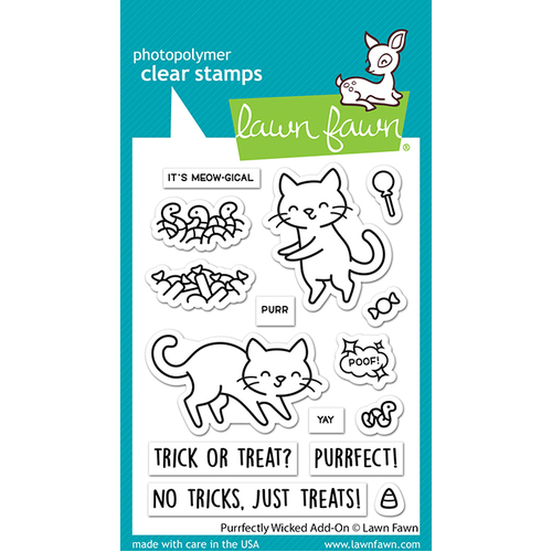 Lawn Fawn Purrfectly Wicked Add-on Stamp