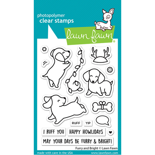 Lawn Fawn Furry & Bright Stamp