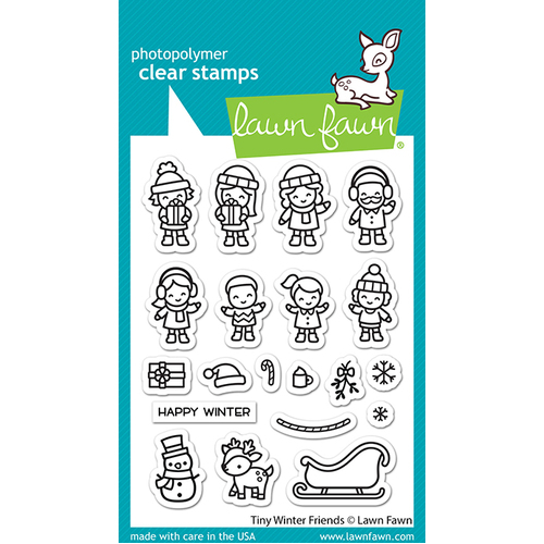 Lawn Fawn Tiny Winter Friends Stamps