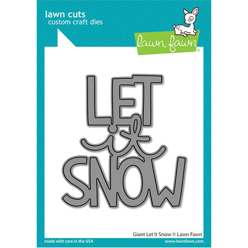 Lawn Fawn Giant Let it Snow Die