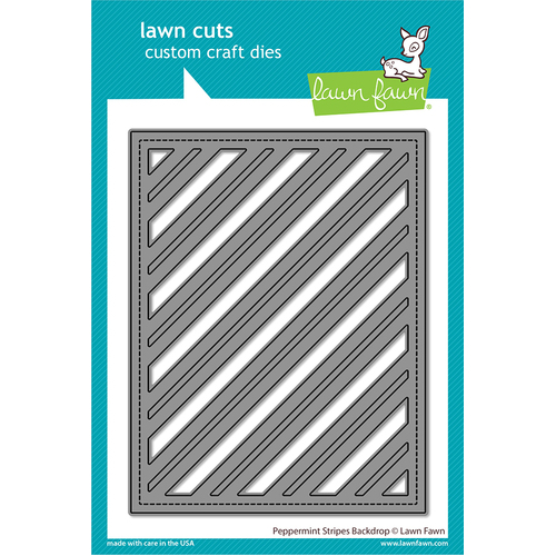 Lawn Fawn Peppermint Stripes Backdrop Die