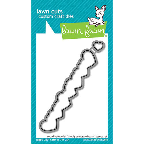 Lawn Fawn Simply Celebrate Hearts Die