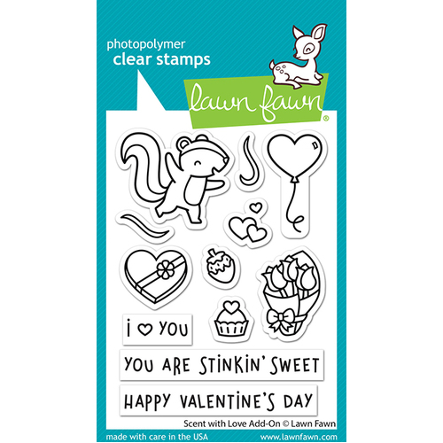Lawn Fawn Scent with Love Add-On Stamp