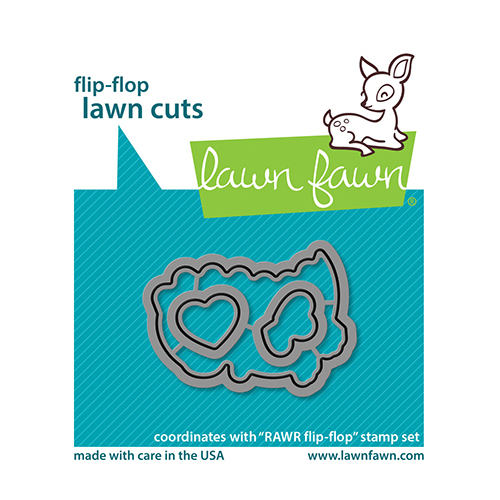 Lawn Fawn RAWR Flip-Flop Die